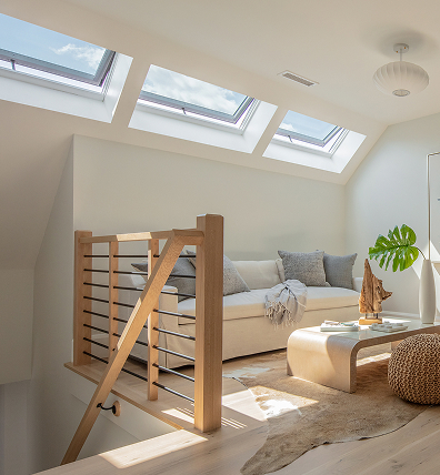 VELUX Fresh Air Skylight Systems — solar-powered and electric venting skylights for natural light and ventilation