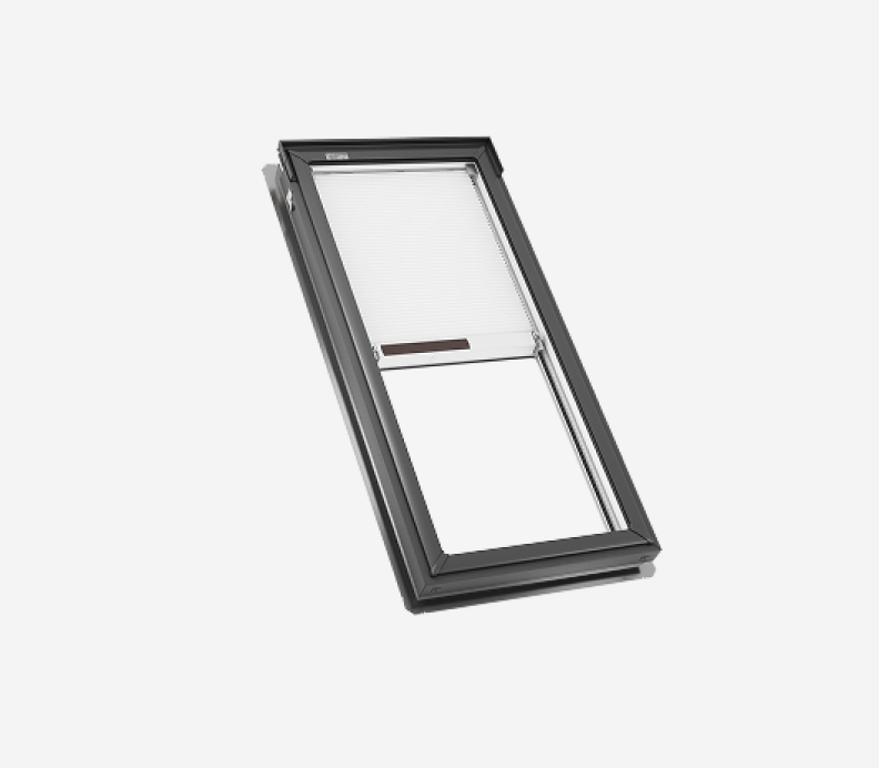VELUX Fixed Skylight System — clean-profile fixed skylight with pre-installed shade